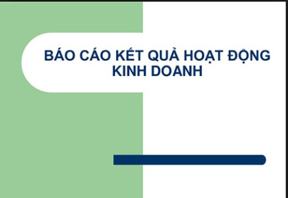 Công khai Báo cáo tài chính năm 2024