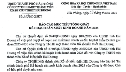 Báo cáo mục tiêu kế hoạch sản xuất kinh doanh năm 2025
