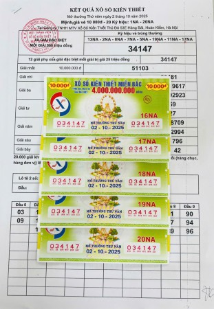 Công ty Xổ số kiến thiết Hải Dương trao thưởng giải đặc biệt XSKT miền Bắc
