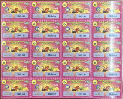 Kết quả xổ số Cào  phát hành ngày 18/3/2026