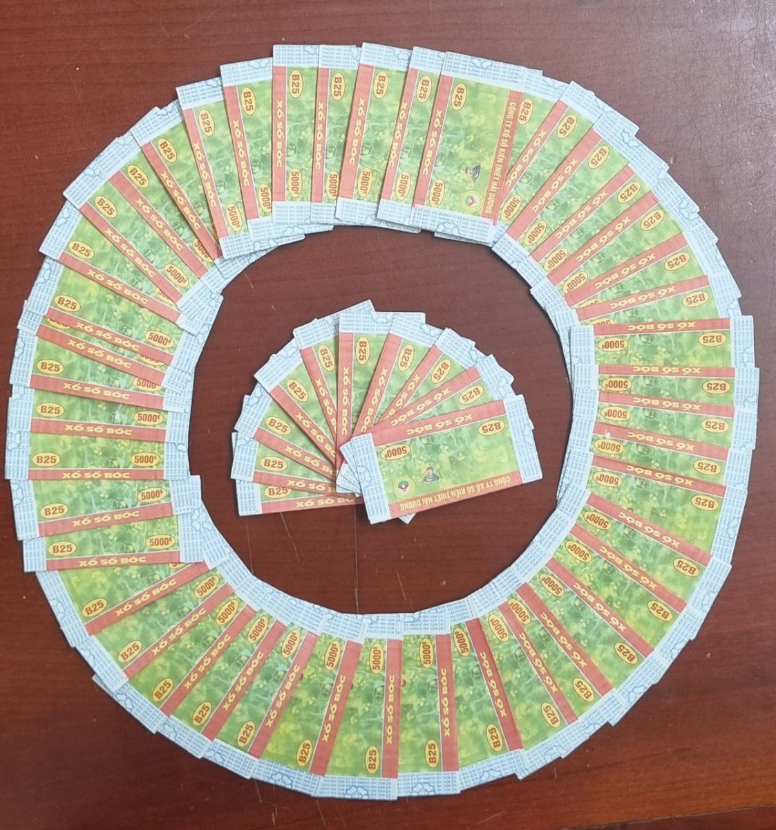 Kết quả xổ số Bóc phát hành ngày 28/7/2025