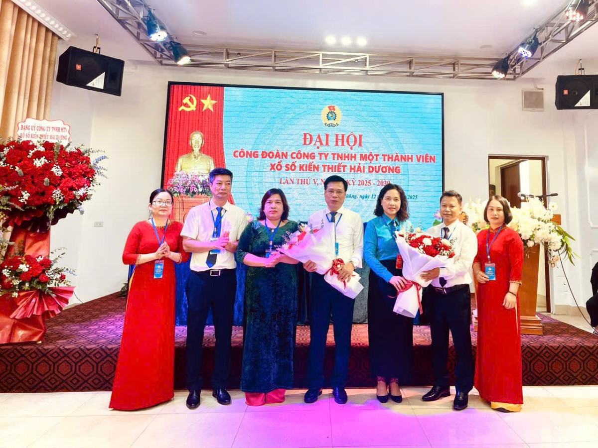 Công đoàn Công ty Xổ số KT Hải Dương tổ chức ĐH công đoàn