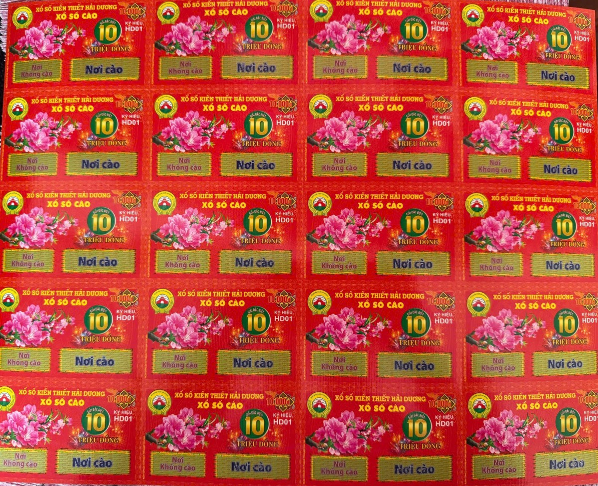 Kết quả Xổ số Cào phát hành ngày 22/01/2026