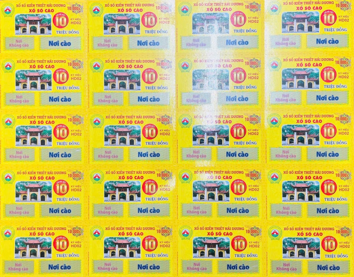 Kết quả xổ số Cào phát hành ngày 09/02/2026