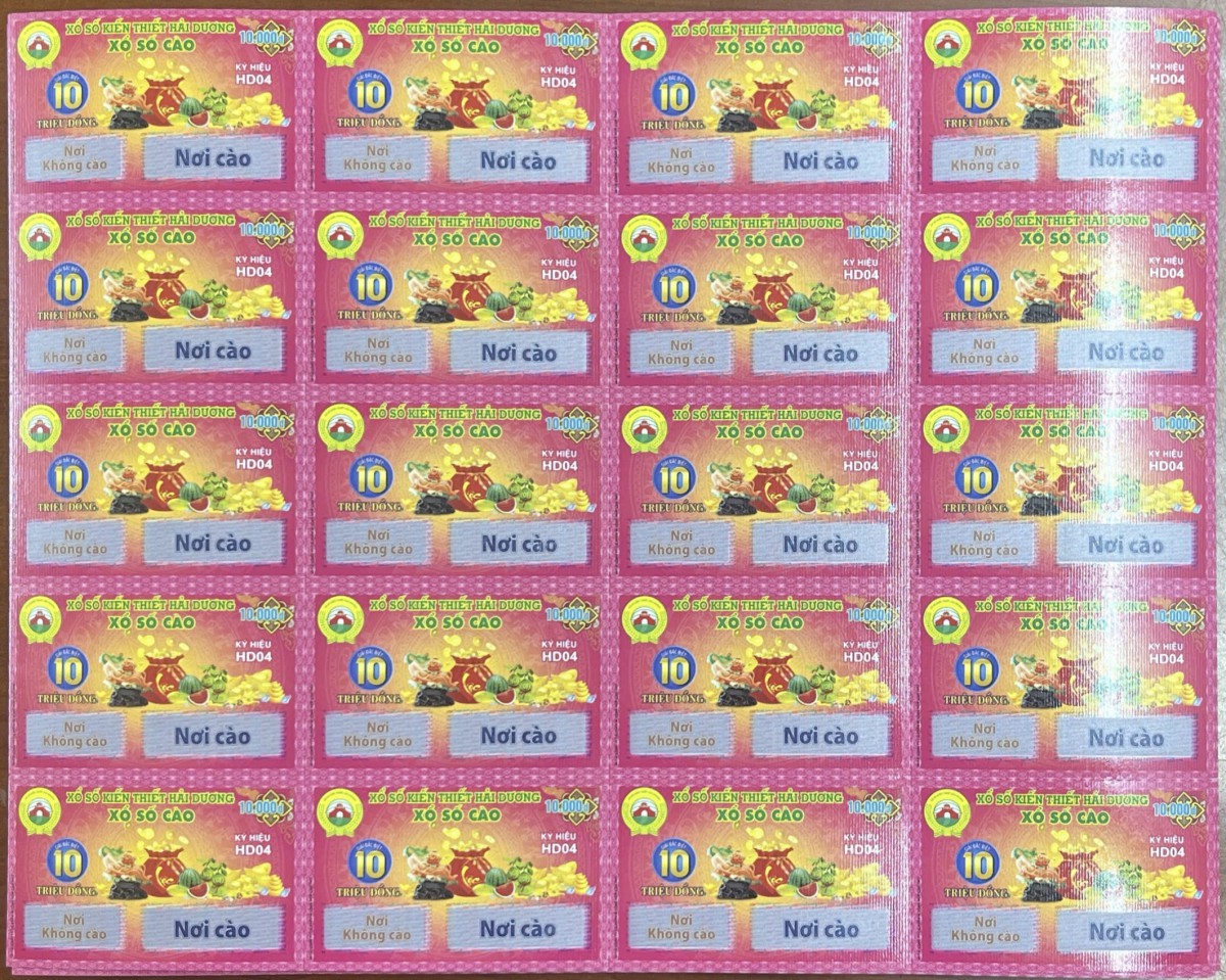 Kết quả xổ số Cào  phát hành ngày 18/3/2026